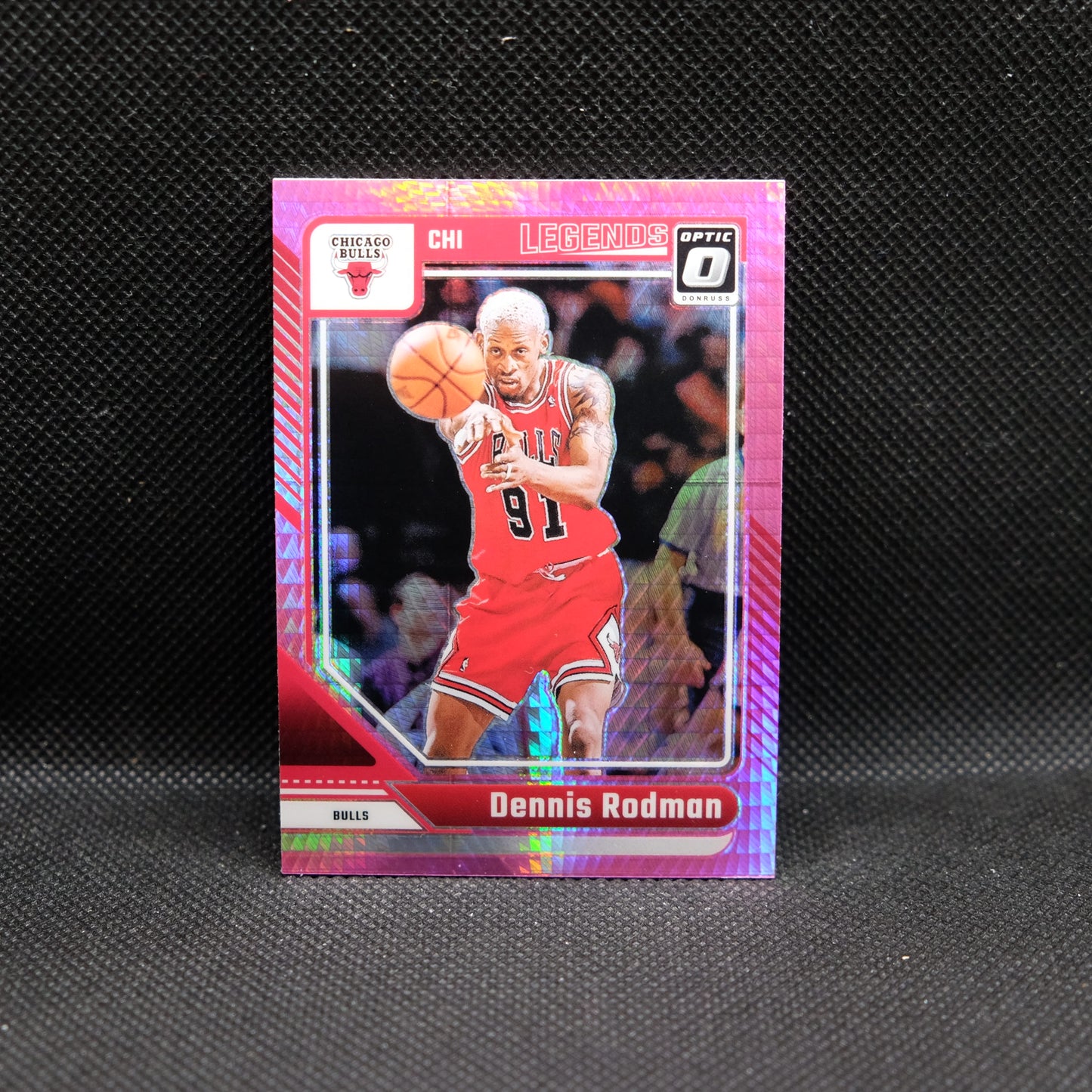 2024-24 Dennis Rodman Donruss Optic #241 Hyper Pink Prizm