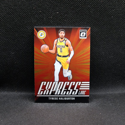 2024-24 Tyrese Haliburton Donruss Optic Express Lane