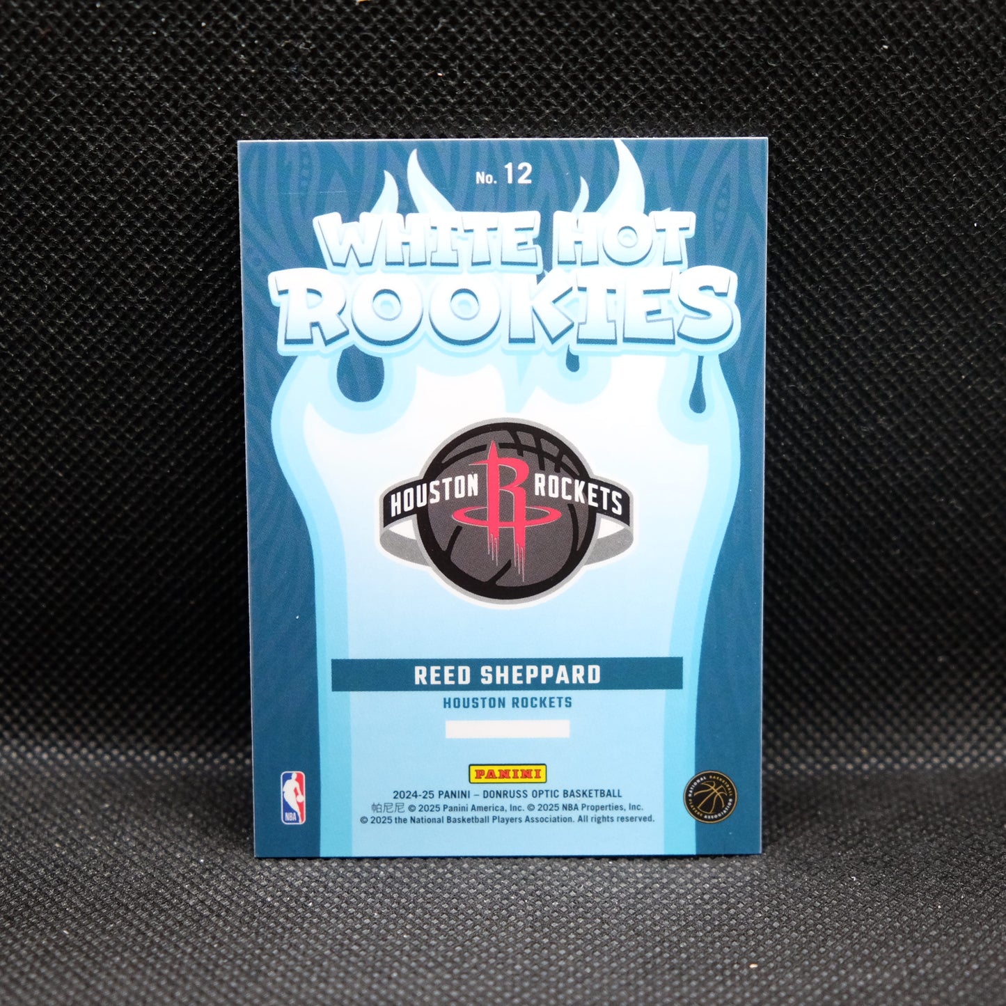 2024-24 Reed Sheppard Donruss Optic White Hot Rookies