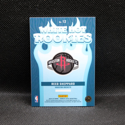 2024-24 Reed Sheppard Donruss Optic White Hot Rookies