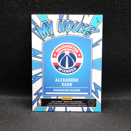 2024-24 Alexandre Sarr Donruss Optic My House Rookie Card