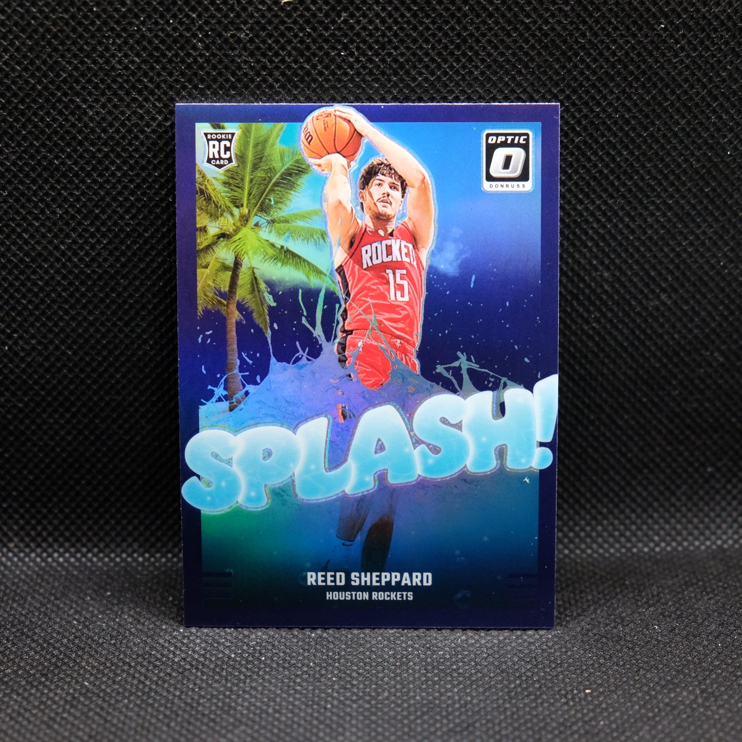 2024-24 Reed Sheppard Donruss Optic Splash Purple Prizm Rookie Card RC