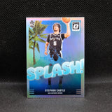 2024-24 Stephon Castle Donruss Optic Splash Silver Prizm Rookie Card