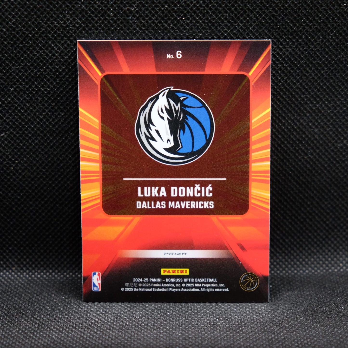 2024-24 Luka Doncic Donruss Optic Express Lane Purple Prizm