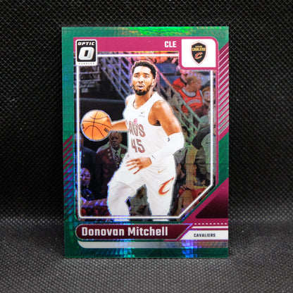 2024-24 Donovan Mitchell Donruss Optic #91 Hyper Green Prizm /249