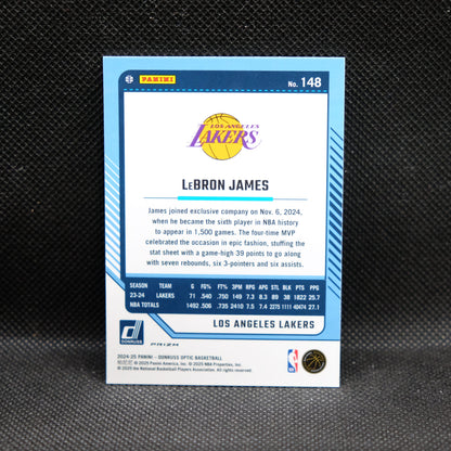 2024-24 LeBron James Donruss Optic #148 Silver Prizm