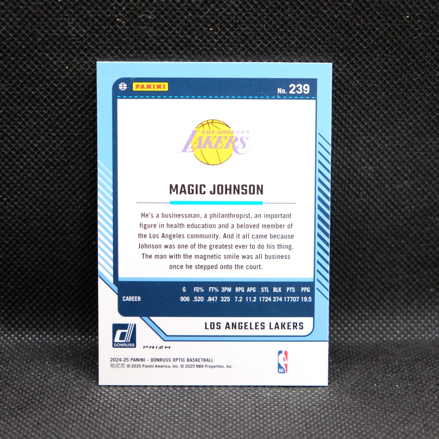 2024-24 Magic Johnson Donruss Optic #239 Silver Prizm