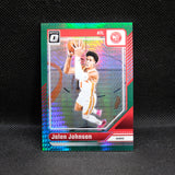 2024-24 Jalen Johnson Donruss Optic #79 Hyper Green Prizm /249