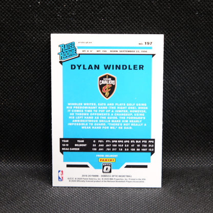 2019-20 Dylan Windler Donruss Optic Rated Rookie Purple Prizm