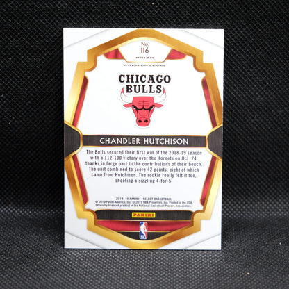 2018-19 Chaandler Hutchison Select #116 Silver Prizm Rookie Card