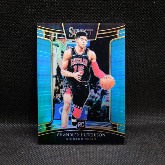 2018-19 Chaandler Hutchison Select #19 Light Blue Prizm Rookie Card