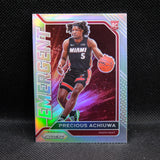 2020-21 Precious Achiuwa Prizm Emergent Silver Prizm Rookie Card
