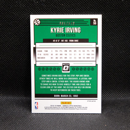 2018-19 Kyrie Irving Donruss #56 Optic Lime Green Prizm /149