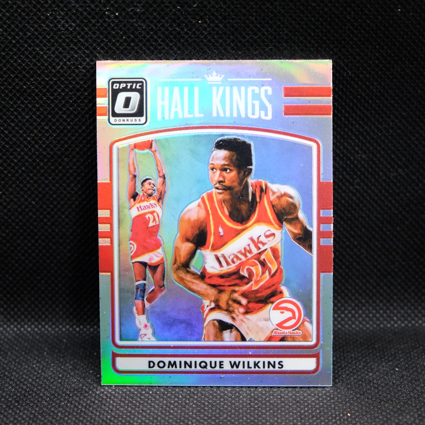 2016-17 Dominique Wilkins Donruss Optic Hall Kings Silver Prizm