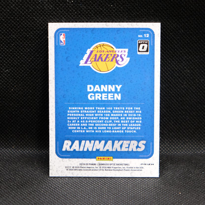 2019-20 Danny Green Donruss Optic Rainmakers Silver Prizm