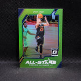 2017-18 Gordon Hayward Donruss Optic All-Stars Lime Green Prizm /175