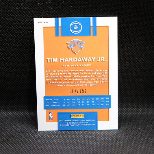 2017-18 Tim Hardaway Jr. Donruss Optic #97 Orange Prizm /199