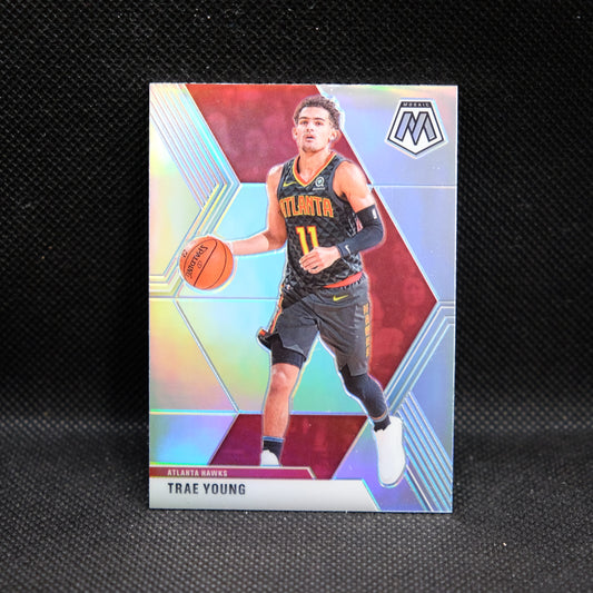 2019-20 Trae Young Mosaic #182 Silver Prizm