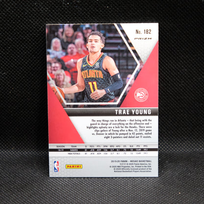 2019-20 Trae Young Mosaic #182 Silver Prizm