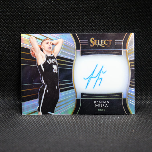 2018-19 Dzanan Musa Select RS-DZM Rookie Signatures Silver Prizm