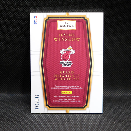 2017-18 Justice Winslow Select AM-JWL Auto /149