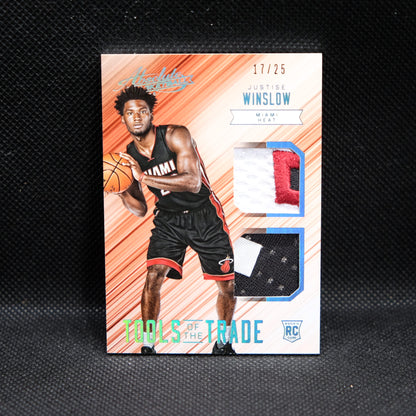 2015-16 Justice Winslow Absolute Tools of the Trade Dual Patch Rookie /25