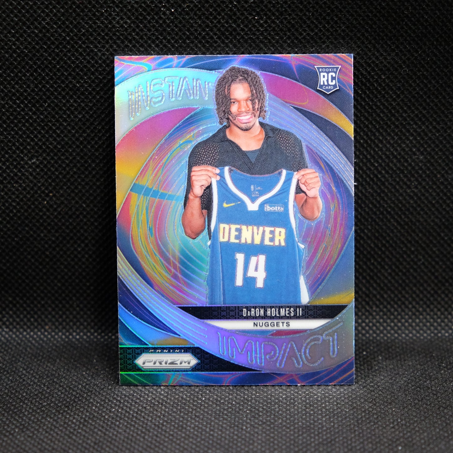 2024-25 DaRon Holmes II Prizm Instant Impact Silver Prizm Rookie Card