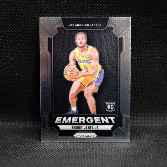 2024-25 Bronny James Jr. Prizm #8 Emergent Rookie Card
