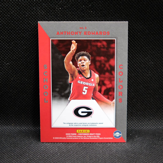 2020-21 Anthony Edwards Contenders Draft School Colors