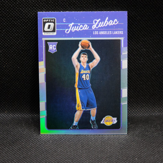 2016-17 Ivica Zubac Donruss Optic #176 Silver Holo Rookie Card