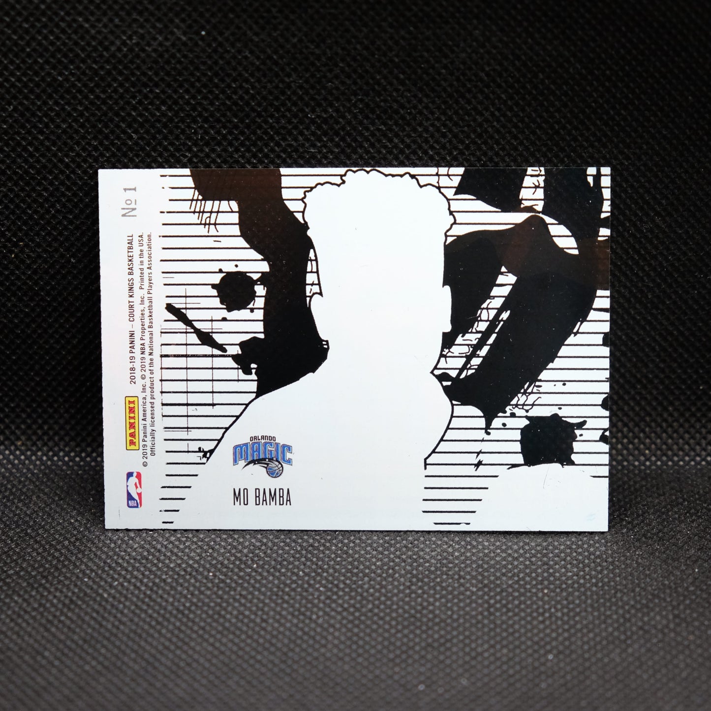 2018-19 Mo Bamba Court Kings #1 Acetate Rookie Card