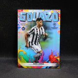 2021-22 Kaio Jorge Topps Chrome UEFA UCL Golazo RC Refractor