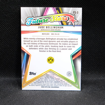 2021-22 Jude Bellingham Topps Chrome UEFA UCL Future Stars Refractor