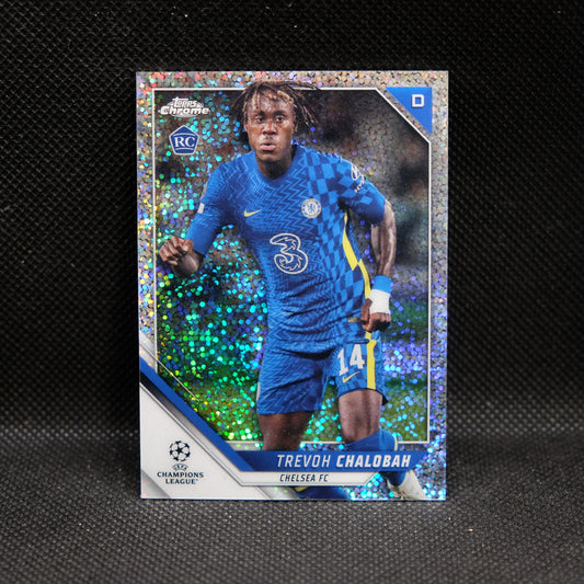 2021-22 Trevoh Chalobah Topps Chrome UEFA UCL #59 Speckle Refractor RC