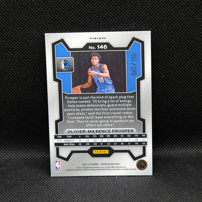 Olivier-Maxence Prosper - 2023-24 Panini Prizm Blue Fast Break Prizm /150 RC