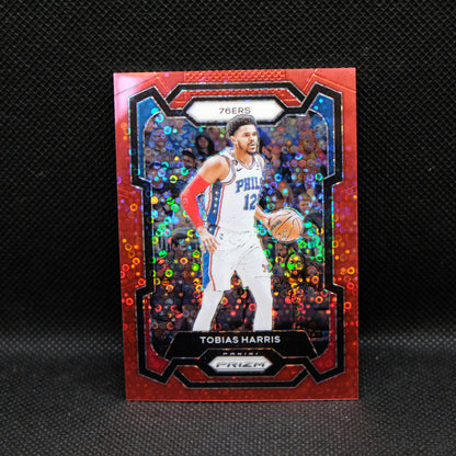 2023-24 Panini Prizm - Tobiah Harris Red Fast Break Prizm /100