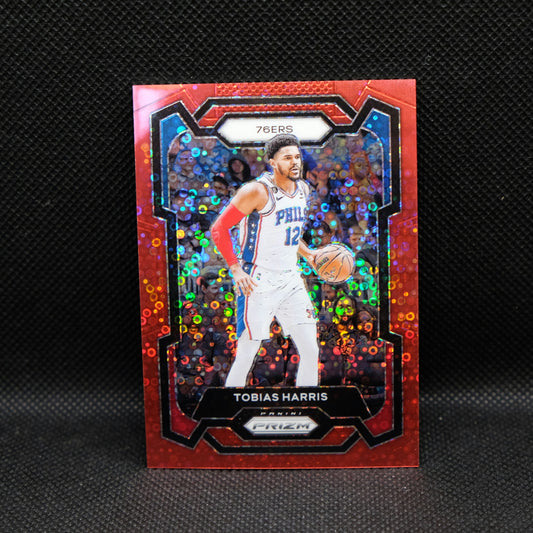 2023-24 Panini Prizm - Tobiah Harris Red Fast Break Prizm /100