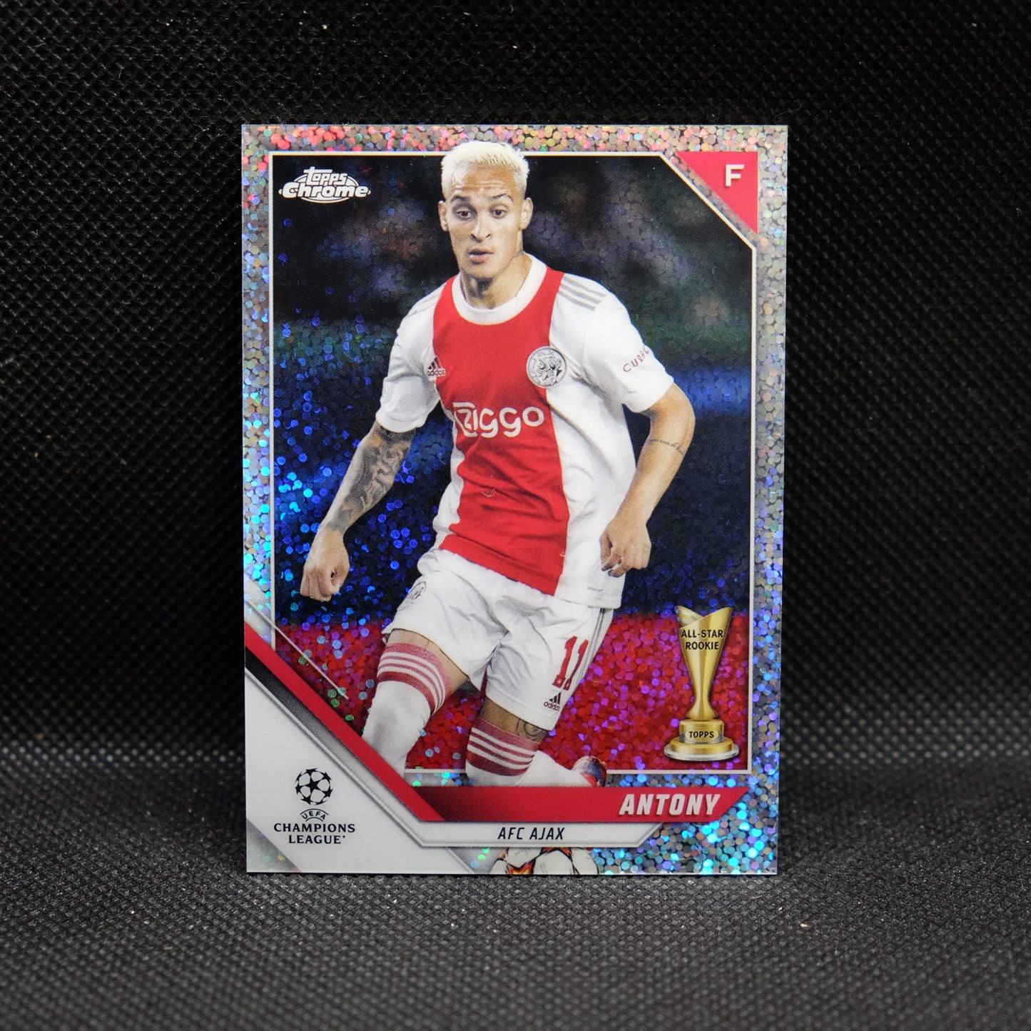 2021-22 Antony Topps Chrome UEFA UCL #31 Speckle Refractor