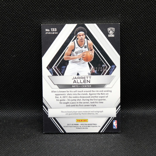 2017-18 Jarrett Allen Spectra Rookie Patch Auto RPA /299