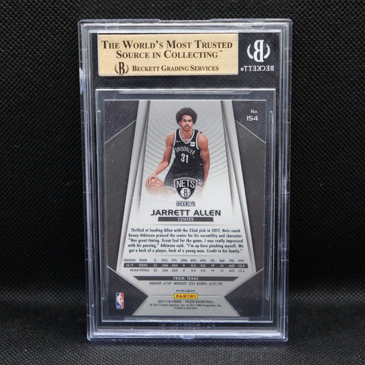 2017-18 Jarrett Allen Panini Prizm RC #154 Silver BGS 9.5 GEM MINT
