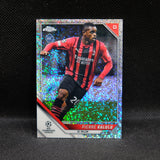 2021-22 Pierre Kalulu Topps Chrome UEFA UCL #67 Speckle Refractor