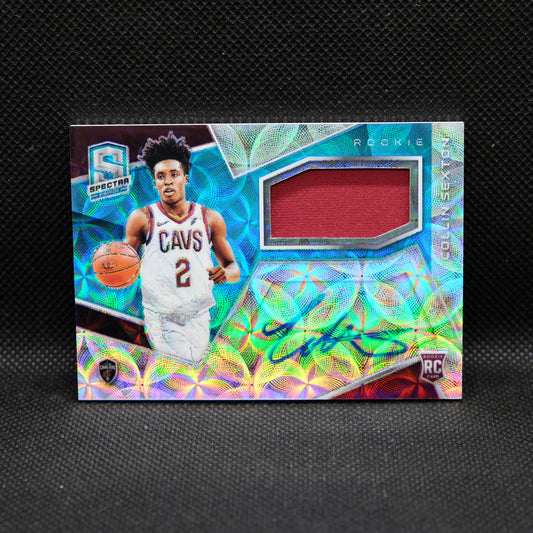 2018-19 Collin Sexton Spectra RPA /99 Neon Blue Prizm