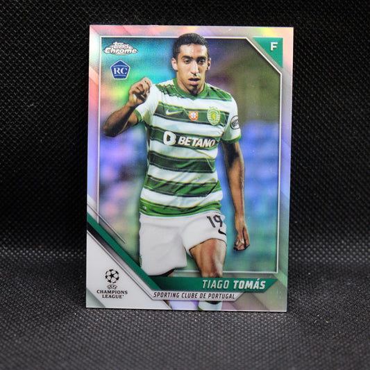 2021-22 Tiago Tomas Topps Chrome UEFA UCL #174 Refractor