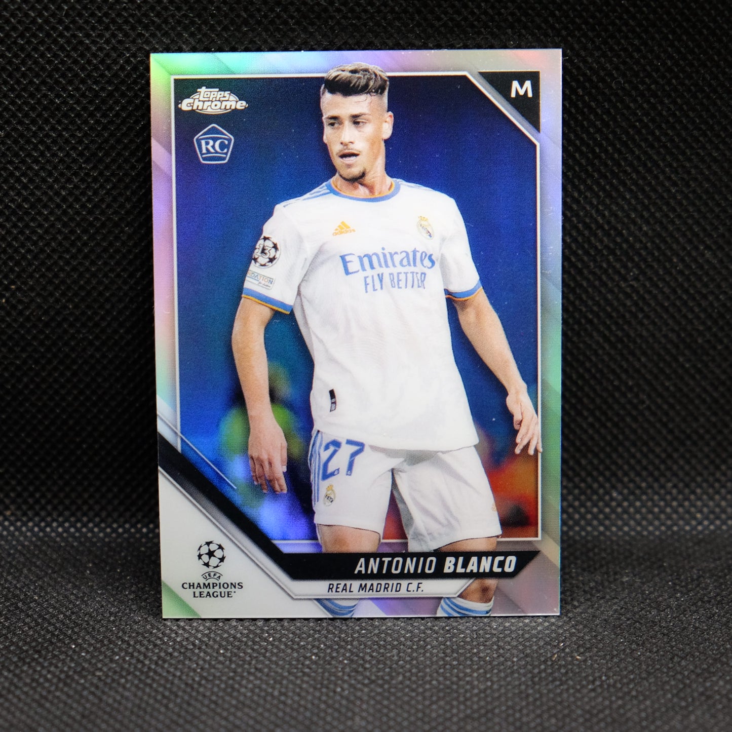 2021-22 Antonio Blanco Topps Chrome UEFA UCL #154 Refractor RC