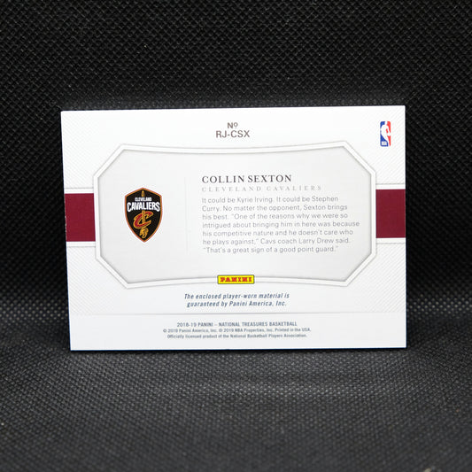 2018-19 Collin Sexton Select National Treasures Rookie Jerseys /99