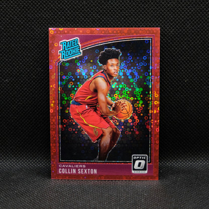 2018-19 Collin Sexton Donruss Optic Rated Rookie Red Fast Break /85