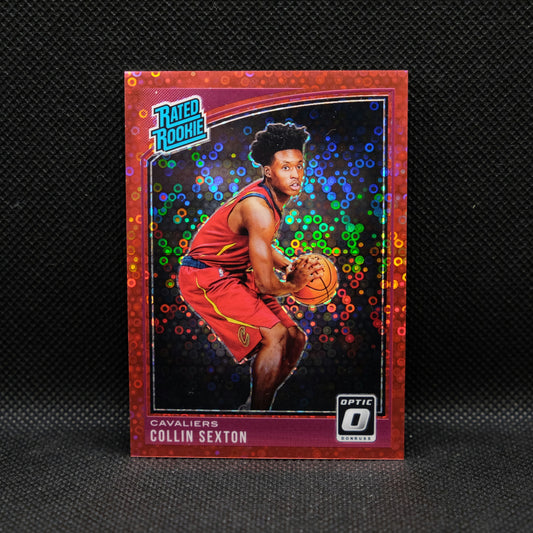 2018-19 Collin Sexton Donruss Optic Rated Rookie Red Fast Break /85