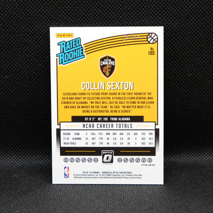 2018-19 Collin Sexton Donruss Optic Rated Rookie Red Fast Break /85