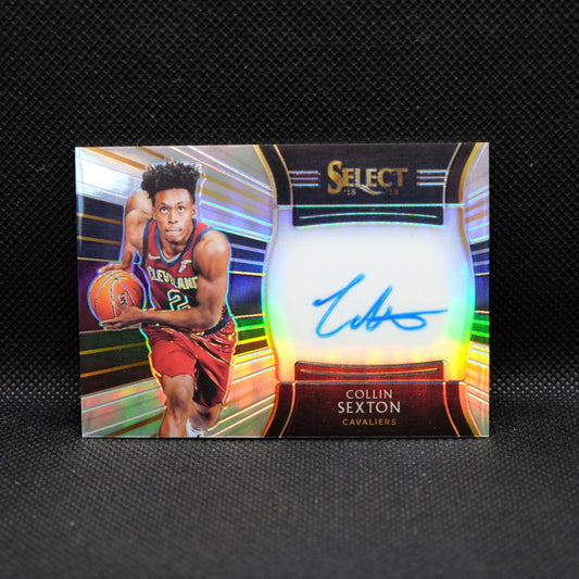 2018-19 Collin Sexton Select Rookie Signatures RS-CSX Silver Prizm Rookie Auto