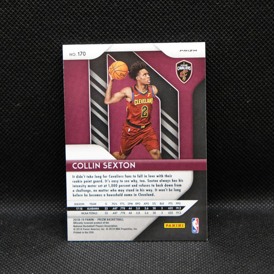 2018-19 Collin Sexton Prizm Purple Wave Prizm RC #170